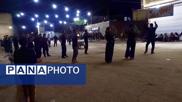 مراسم شام‌غریبان حسینی در شهرستان خانمیرزا