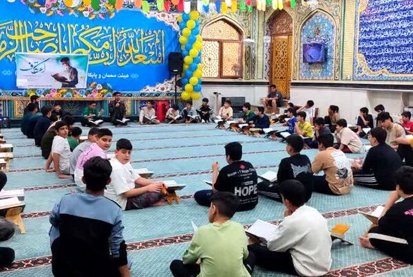 اعتکاف نورانی دانش‌آموزان بهبهان