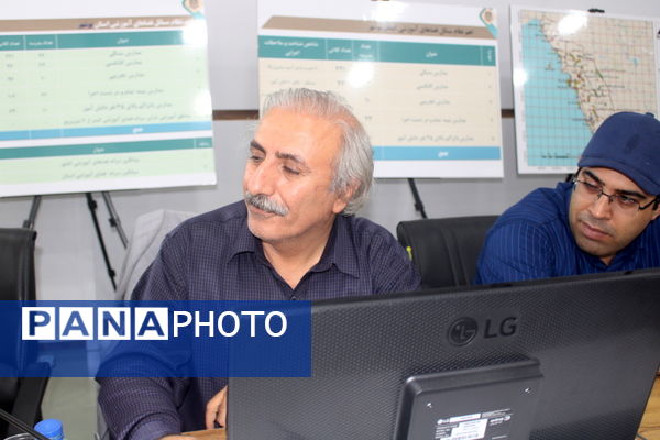 نشست خبری مدیرکل نوسازی مدارس استان بوشهر 