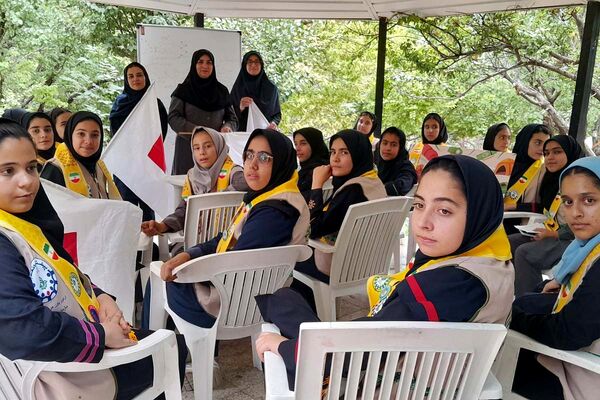 حضور دانش آموزان پاکدشت در دوازدهمین پیش اردوی ملی پیشتازان
