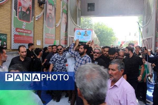 تشییع پیکرهای مطهر شهدای حملات رژیم صهیونیستی در قم