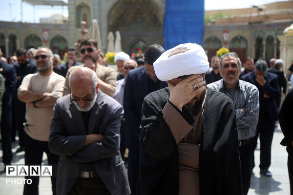 مراسم سالروز شهادت امام جواد(ع) در حرم بانوی کرامت