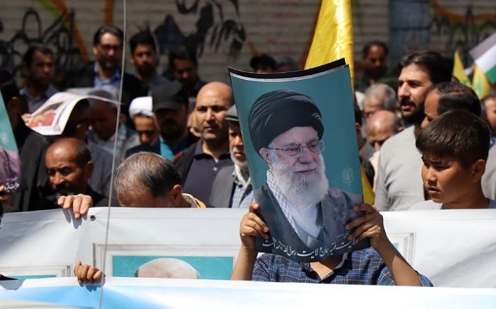 راهپیمایی مردم غیور پاکدشت در آخرین جمعه ماه رمضان/ فیلم