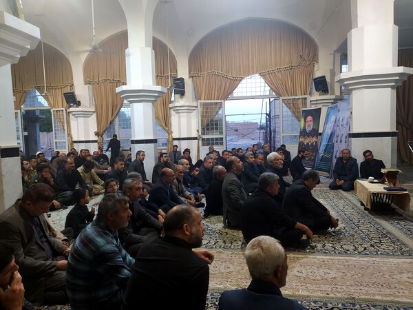 مراسم بزرگداشت شهید خادم آیت الله سید ابراهیم رئیسی و همراهانشان در خلیل آباد
