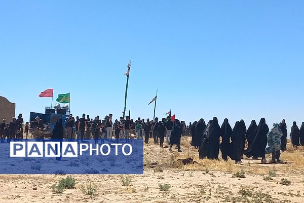 مراسم گرامیداشت تاسوعای حسینی در روستای گزکوه 