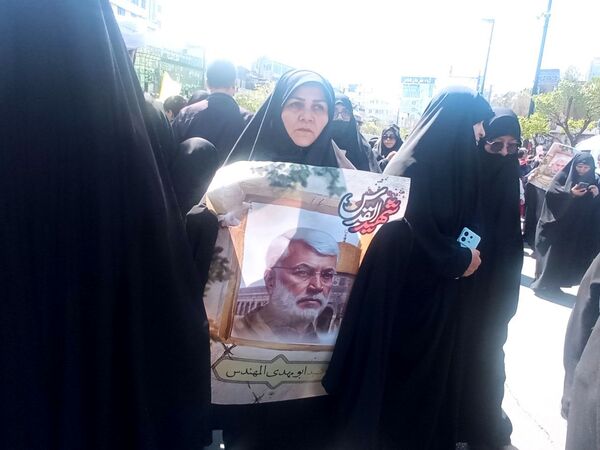 حضور پرشور مشهدی‌ها در راهپیمایی روز قدس؛ فریاد حمایت از فلسطین