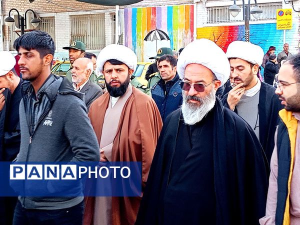 تشییع با شکوه شهید جوادحسن زاده شهید مرزبانی فراجا