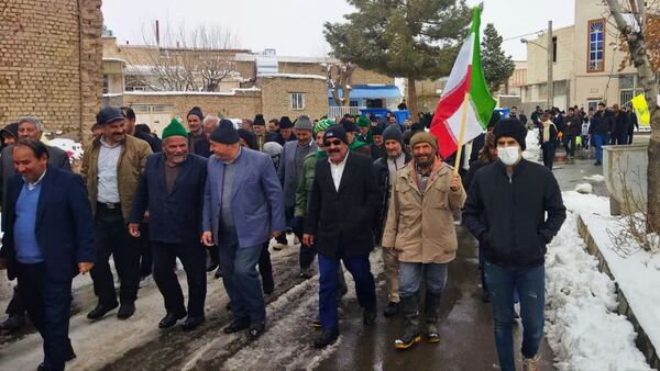 راهپیمایی یوم‌الله ۲۲ بهمن در منطقه کوهنانی