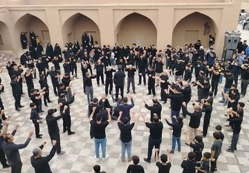 بازدید از آیین جغجغه زنی شهیدیه شهرستان  میبد جهت شرکت در برنامه تلویزیونی حسینیه معلّی