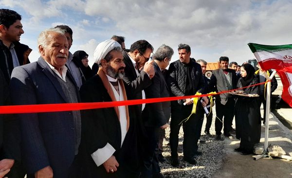 افتتاح پروژه سنگ‌چینی رودخانه فصلی شهر پالیز