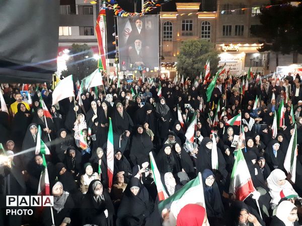 حسینیه امام خامنه ای میزبان سنگربانان نیشابوری 