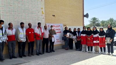اردوی جهادی سلامت در بخش «تیاب» میناب 