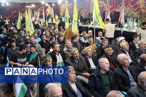مراسم بزرگداشت پنجمین سالگرد شهادت سپهبد قاسم سلیمانی در ارومیه