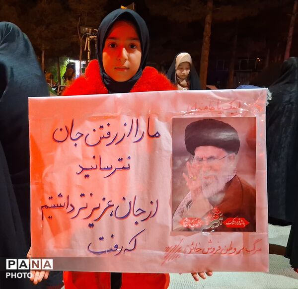 پیشگامان نمایش شور میهن دوستی در تجمعات شبانه 