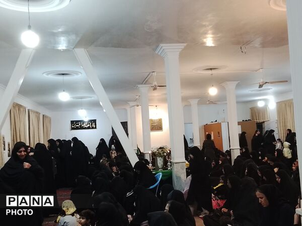 مراسم هفتم شهید یاسر زروندی در مسجد امام حسین (ع) 