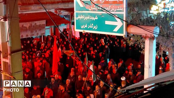 مردم بندرگز پای نظام‌ماندند