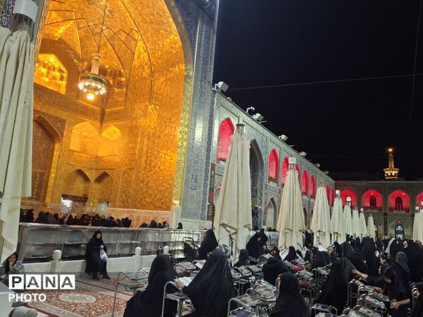 عزاداری سالروز شهادت امام رئوف در مشهدالرضا(ع)