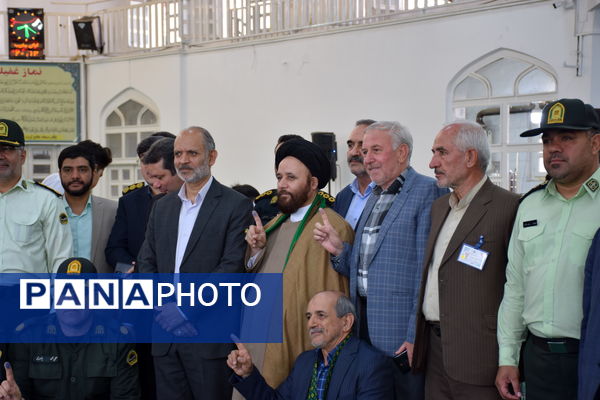 حضور پرشور حماسه سازان نهم دی در چهاردهمین دوره انتخابات ریاست جمهوری 