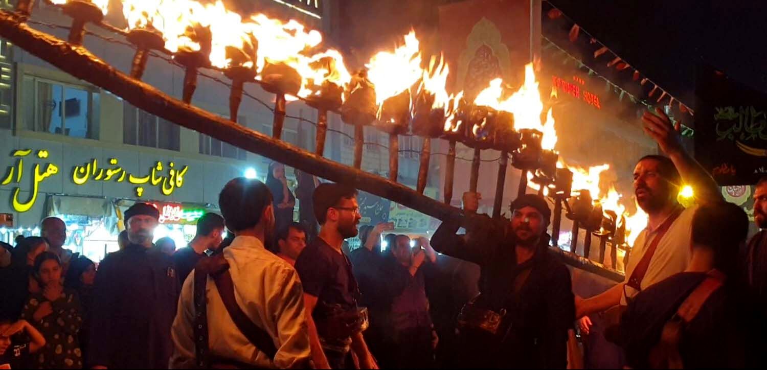 عزاداری اهالی نجف در قم