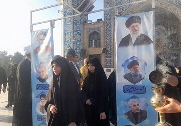 نخستین کاروان دختران  ناحیه ۴ کرج راهی سرزمین نور شد