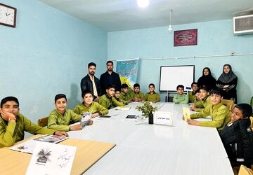 گرامیداشت هفته کتاب و کتابخوانی در مدرسه نواب صفوی خاتم