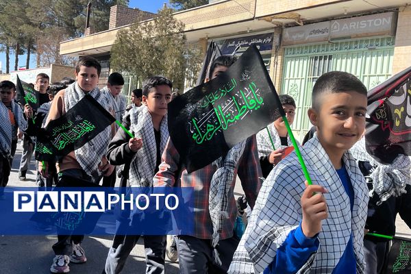 شهادت حضرت فاطمه (س) در مدارس شهر سورمق