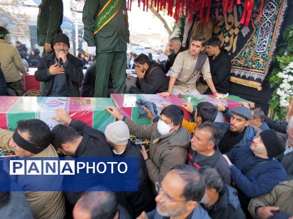 استقبال از شهدای گمنام در شهرستان بجنورد 