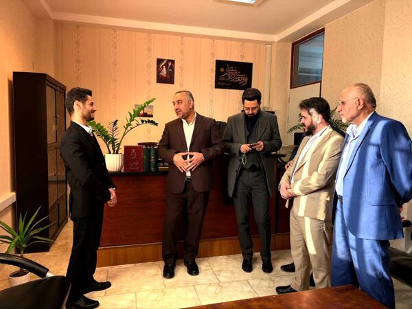 کلنگ زنی ساختمان دادگاه بخش فندرسک
