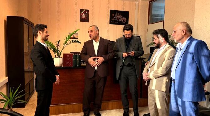 کلنگ زنی ساختمان دادگاه بخش فندرسک