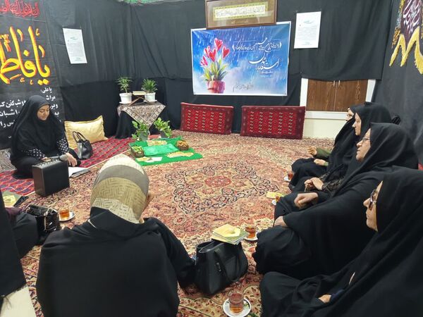  قرائت زیارت آل یاسین و دعای باران و استغاثه به امام زمان در فدافن