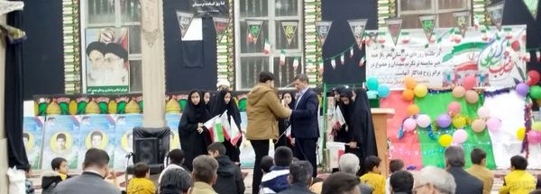 جشن سالروز پیروزی انقلاب اسلامی در  حسینیه روستای مهدی آباد خلیل آباد 