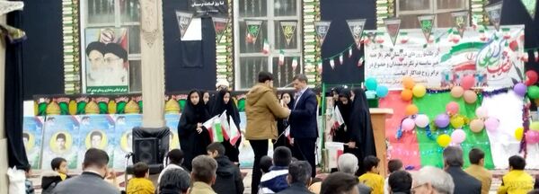 جشن سالروز پیروزی انقلاب اسلامی در  حسینیه روستای مهدی آباد خلیل آباد 
