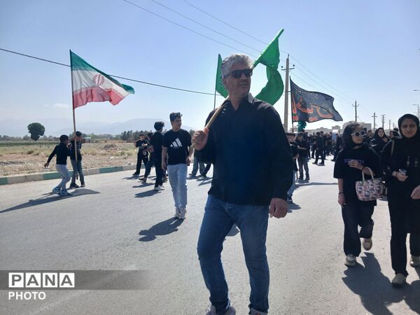 مراسم سوگواری عزاداران محله رسالت محمدشهر کرج در روز عاشورا 
