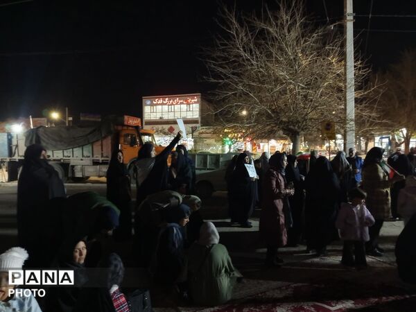 همبستگی مردم نیشابور در اجتماعات شبانه