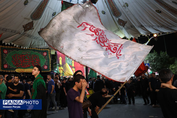 عزاداری شب عاشورا در محله دولت آباد تهران