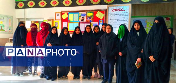 مراسم عزاداری شهادت حضرت فاطمه زهرا(س) در دبیرستان میرزا جعفر سروقد 