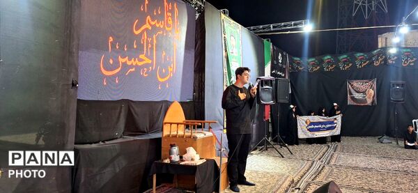 برپایی هیئت دانش آموزی در تجمعات شبانه مردم ولایتمدار طبس