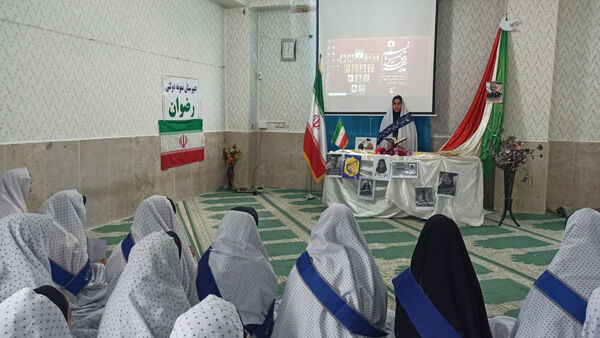 برگزاری هیئت انصارالمهدی (عج) در دبیرستان رضوان