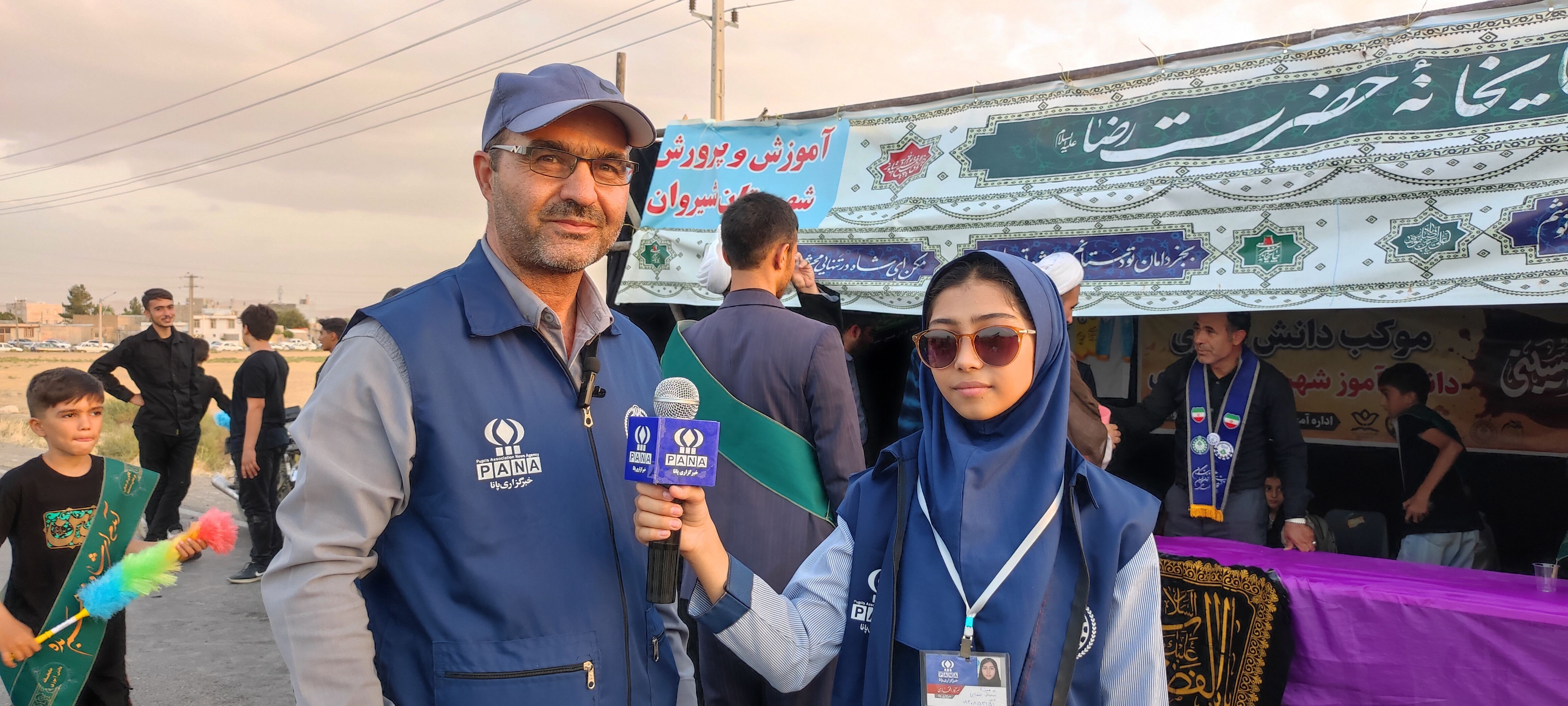 برپایی موکب نهادهای اداره آموزش و پرورش در شیروان