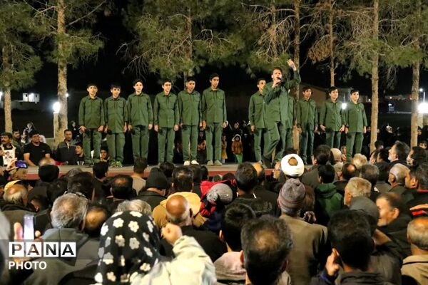 عزاداری مردم بخش بهمن ابرکوه به‌مناسبت شهادت رهبر فرزانه 