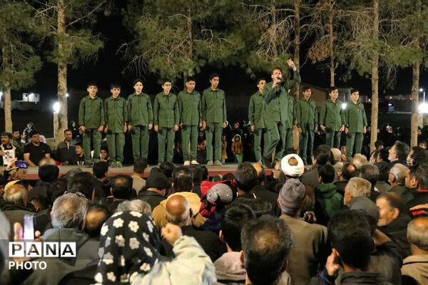 عزاداری مردم بخش بهمن ابرکوه به‌مناسبت شهادت رهبر فرزانه 
