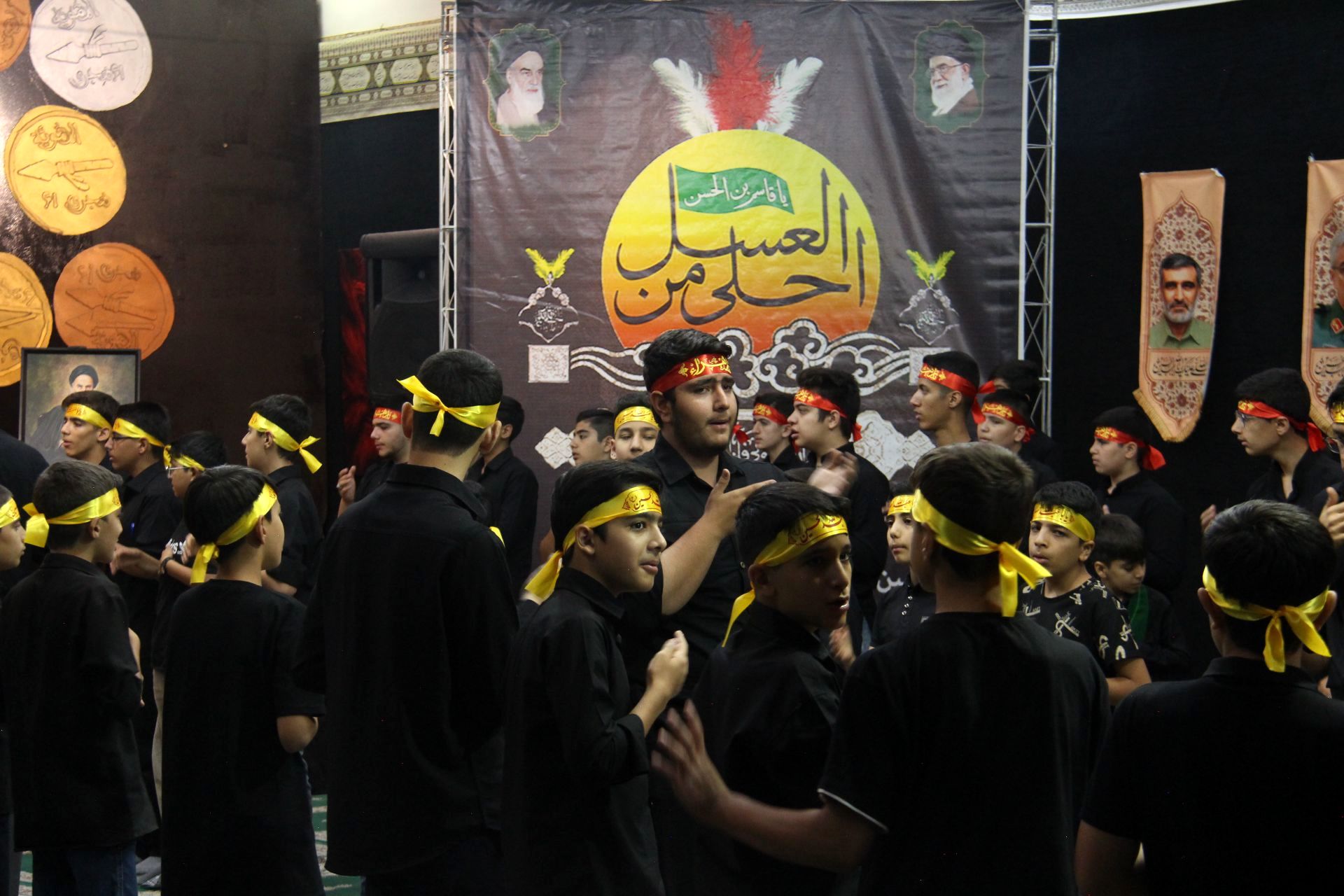 مراسم سوگواری احلی من العسل در شهرکرد