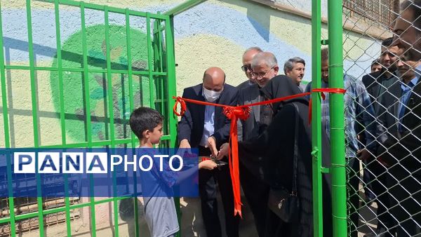 آیین متمرکز افتتاحیه 16 پروژه طرح «شهید سلیمانی» در دبستان شاهد شهید علافی‌ها ناحیه یک کرج