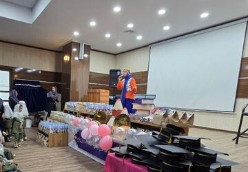 جشن فارغ‌التحصیلی کودکستان بهار و بابک شهرستان بوشهر