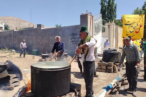 اطعام بزرگ عید غدیردر شهر بارنیشابور