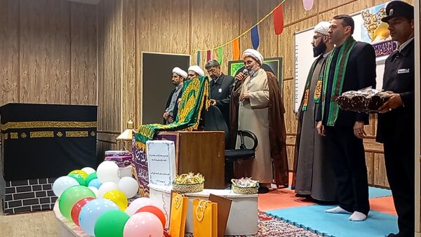 جشن روز دختر و حضور خادمان حرم امام رضا (ع) در فاروج