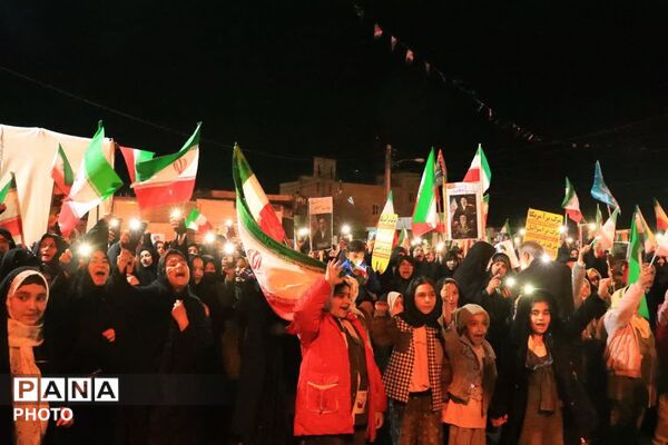 جلوه ای از حضور خانوادگی در اجتماع شبانه شهر جعفریه