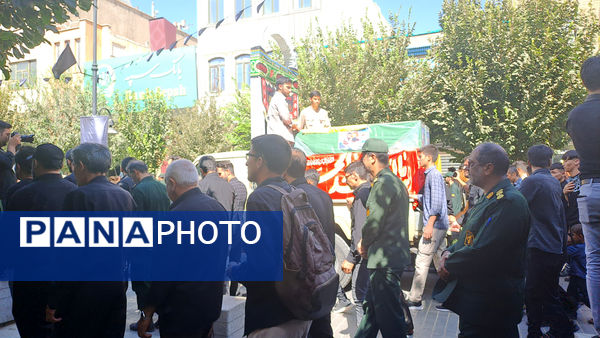 تشییع پیکرهای دو شهید مدافع حرم فاطمیون در قم