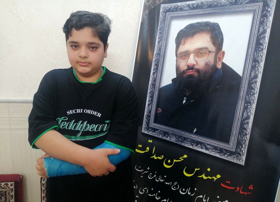 دوست دارم راه پدر شهیدم را در نابودی اسرائیل ادامه دهم