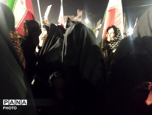 راهپیمایی باشکوه  مردم منطقه سیدی 
